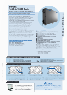 Katalog techniczny DUPLEX 1400–15100 Basic