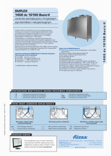 Katalog techniczny DUPLEX 1400–10100 Basic-V