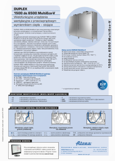 Katalog techniczny DUPLEX 1500–6500 MultiEco-V